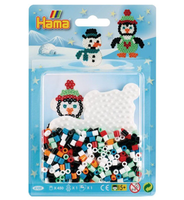 Korálkový set Tučniak 450 ks MIDI Hama