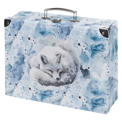 Skladací školský kufrík Polar s kovaním Baagl