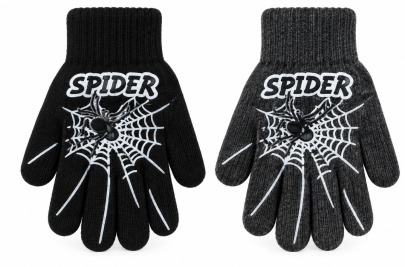 Zimné pletené rukavice Spider 5-7 rokov Rak