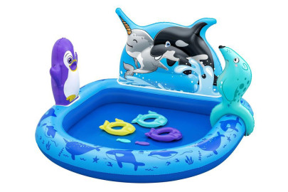 Nafukovacie hracie centrum Polar Pals, 1,34 m x 1,31 m x73 cm