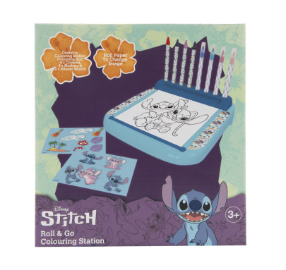 Lilo a Stitch stojan s omaľovánkami a farbami