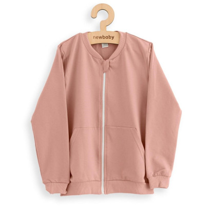 Detská tepláková mikina New Baby Kindergarten pink