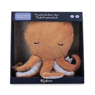 Petit Calme Plyšová chobotnica s levanduľovým vankúšom pre lepší spánok 29 cm Kaloo