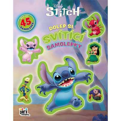 Dolep si svietiace samolepky Lilo & Stitch