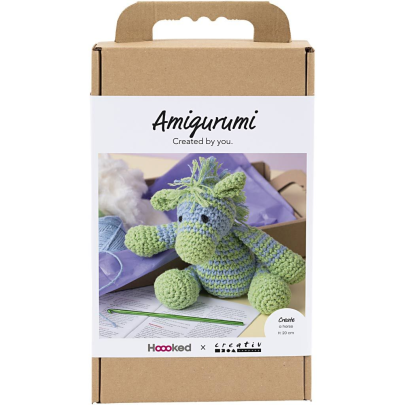 Sada na háčkovanie zebra Amigurumi