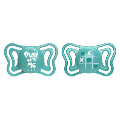 Cumlík Physio Light silikónové modré 16 - 36 m, 2 ks Chicco