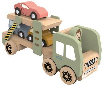 Drevený autoprepravník 2Kids Toys