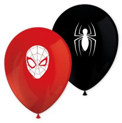 Latexové balóniky Spiderman 26 cm - 8 ks