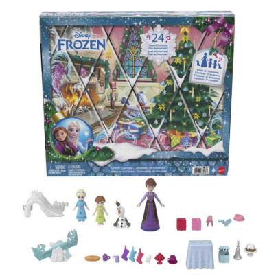 Adventný kalendár s malými bábikami Frozen