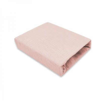 Mušelínové prestieradlo do postieľky 60 x 120 cm Nature double Baby Nellys