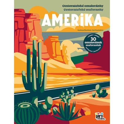 Cestovateľské omaľovánky Amerika