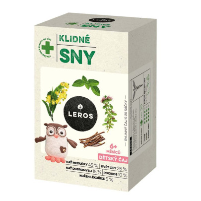 Detský čaj Pokojné sny Leros