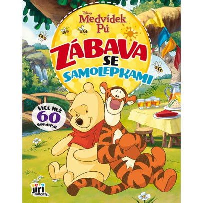 Zábava so samolepkami Medvedík Pú