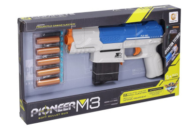 Puška Pioneer M3 s penovými nábojmi a patrónami 28 cm