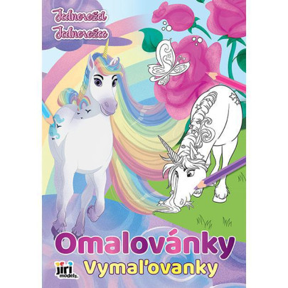 Omaľovánky A4 Jednorožci