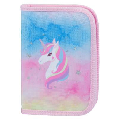 Školský peračník jednoposchodový Rainbow Unicorn Baagl