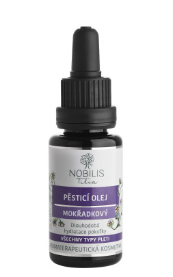 Ošetrujúci olej mokraďkový 20 ml fialové sklo Nobilis Tilia