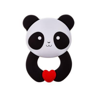 Detské silikónové hryzátko Akuku Panda