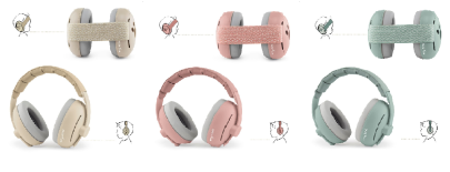 Detské chrániče sluchu 2v1 Earmuffs Zazu