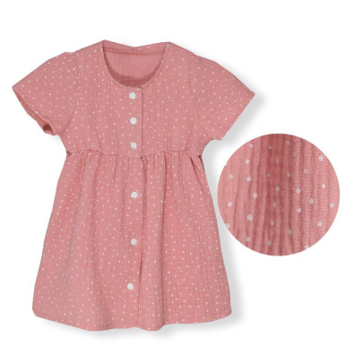 Mušelínové šaty Barunka Cameo pink Dot Esito
