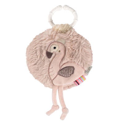 Plyšová knižka plameniak, Pink Baby Fehn