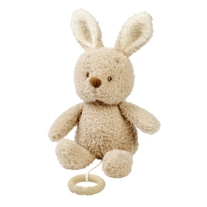 Hračka plyšová hudobná Teddy zajačik Nattou 24 cm, 0 m+