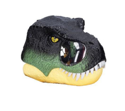 Maska na hlavu dinosaurus s efektmi 28x22x21,5 cm