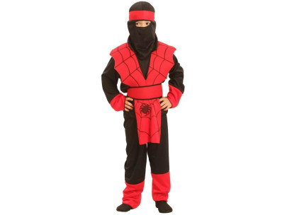Kostým na karneval - Ninja pavúk Veľ. 110-120 cm