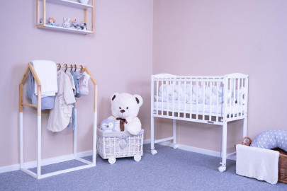 Detská prístavná postieľka New Baby Mateo 90x40 cm biela