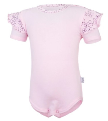 Body tenké Tlač krátky rukáv Outlast® UV 50+ Ružové baby