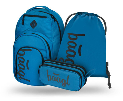 Set 3 Coolmate Ocean Blue: batoh, peračník, sáčok Baagl