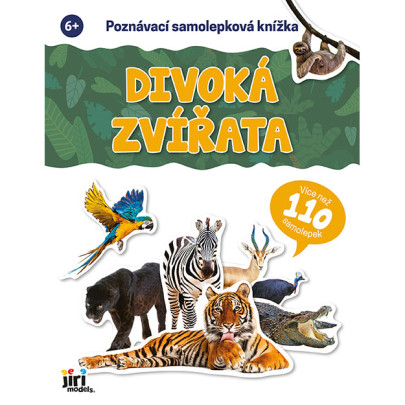 Poznávacia samolepková knižka Divoké zvieratá