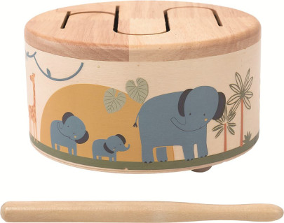 Drevený bubienok Safari 2Kids Toys