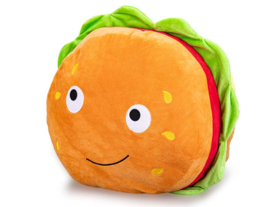 Take Me Home hamburger plyšový 40 cm s tvárou