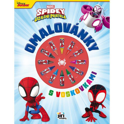 Omaľovánky s voskovkami Spidey