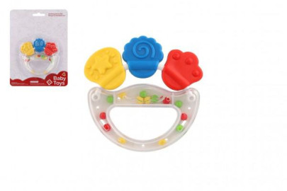 Hrkálka / Hryzátko plast / silikón 10 cm