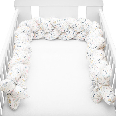 Ochranný mantinel do postieľky vrkoč New Baby Jeřabina