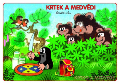 Maľovanky A5 Krtko a medvede 21x15 cm