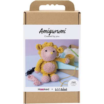 Sada na háčkovanie ježko Amigurumi