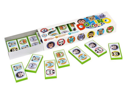 Domino zvieratká v krabičke