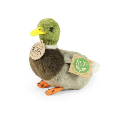 Plyšová kačica divá 13 cm Eco-Friendly Rappa
