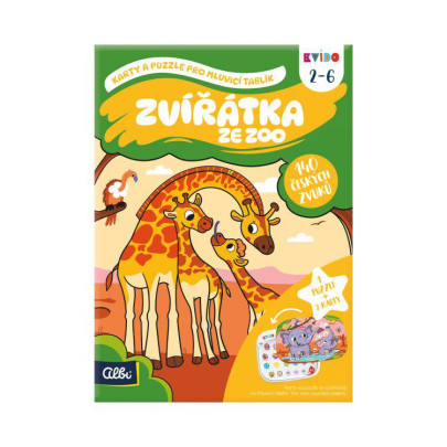 Kvído - Zvieratká zo zoo: Karty a puzzle pre Hovoriaci tablík 2