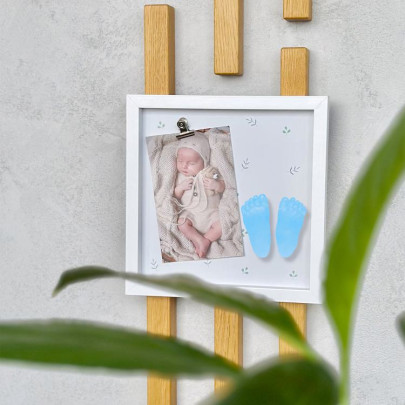 Fotorámik pre bábätko so sadou na 3D odliatky – pre chlapčeka Albi
