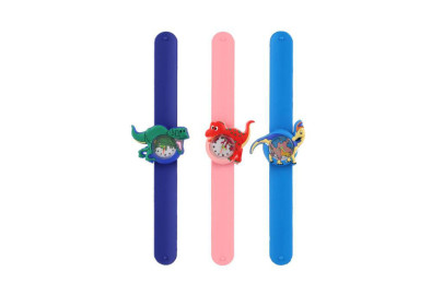 Hodinky detské samonavíjací dinosaurus silikón 22 cm