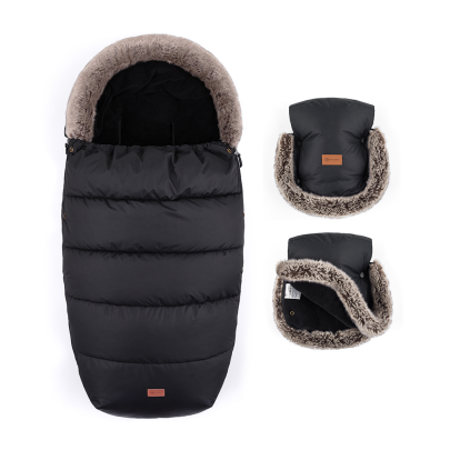 Set zimný fusak Comfy 4 v 1 + rukavice na kočík Furry Petite & Mars