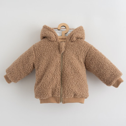 Dojčenská zimná mikinka s kapucňou New Baby Teddy Winter