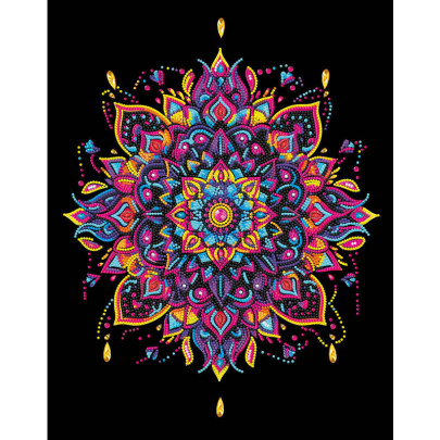 Diamantové maľovanie Neon Mandala Diamond Dotz