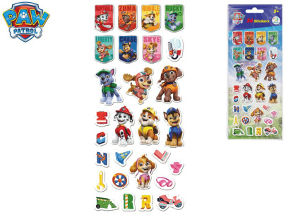 Paw Patrol sada 3D samolepiek