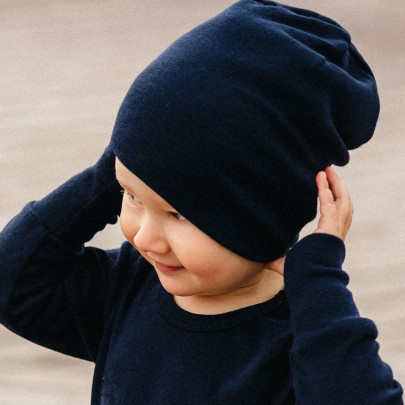 Merino baby čiapočka granátová Eevi
