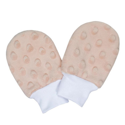Dojčenské zimné rukavice Minky Apricot Esito